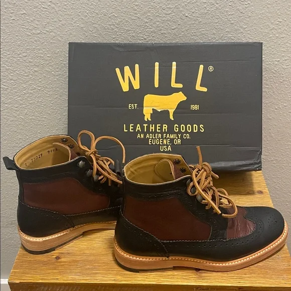 NIB Women’s Will Leather Wing Tip Boot, size 7 - Picture 8 of 9